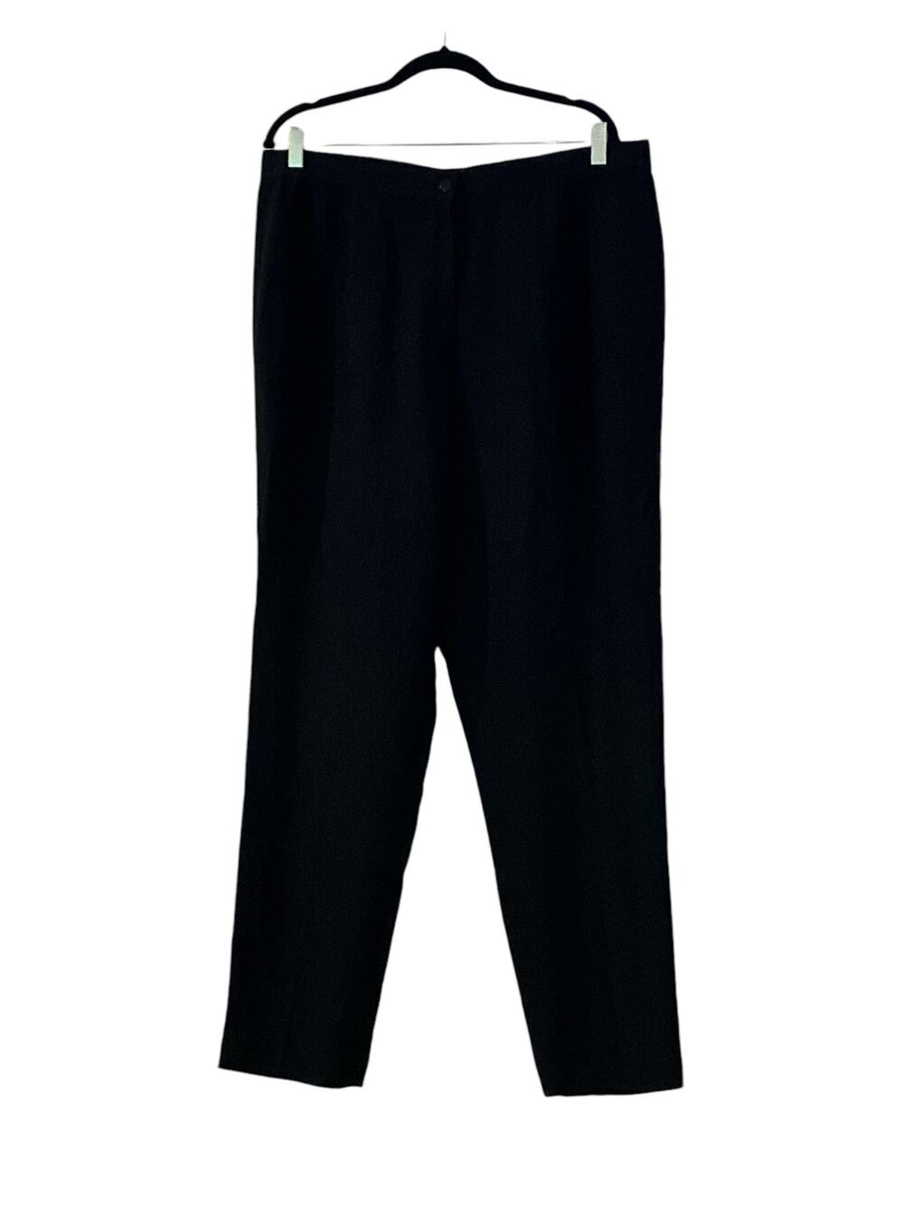 Elisabeth Rayon Lined Dress Pants Black Size 14